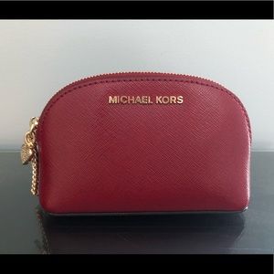 Michael Kors Leather Travel Pouch